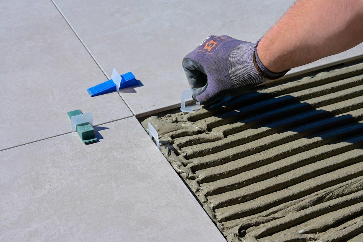 Tile laying